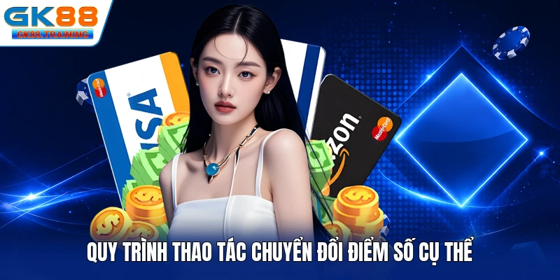 Quy trình thao tác chuyển đổi điểm số cụ thể